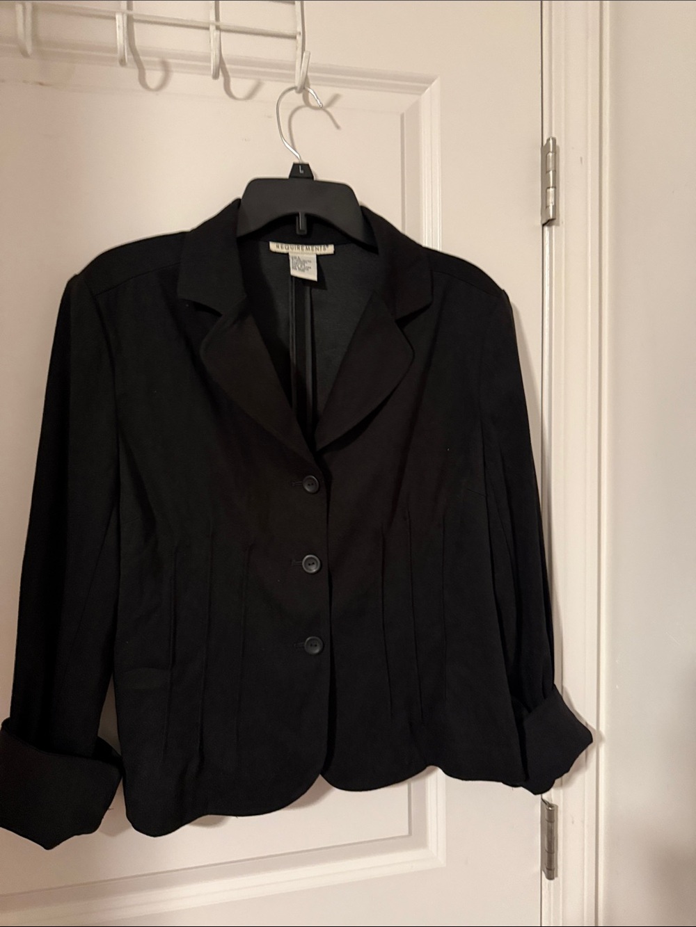Requirements Black Women's Tailored Blazer Jacket